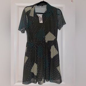 NWT Urban Outfitters Patchwork Mini Dress